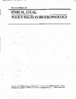 Research paper thumbnail of Agricultural Biotechnology, Ethics, Food Safety, Risk, and Individual Consent