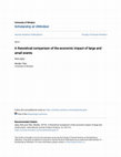 Research paper thumbnail of A Theoretical Comparison of the Economic Impact of Large and Small Events