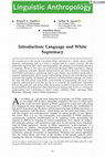 Research paper thumbnail of Introduction: Language and White Supremacy