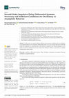 Research paper thumbnail of Second-Order Impulsive Delay Differential Systems: Necessary and Sufficient Conditions for Oscillatory or Asymptotic Behavior