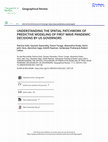 Research paper thumbnail of UNDERSTANDING THE SPATIAL PATCHWORK OF PREDICTIVE MODELING OF FIRST WAVE PANDEMIC DECISIONS BY US GOVERNORS