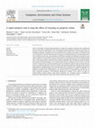 Research paper thumbnail of A rapid analytics tool to map the effect of rezoning on property values