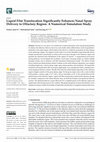 Research paper thumbnail of Liquid Film Translocation Significantly Enhances Nasal Spray Delivery to Olfactory Region: A Numerical Simulation Study