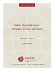 Research paper thumbnail of Indian Financial Sector: Structure, Trends and Turns