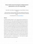 Research paper thumbnail of Deep Reinforcement Learning for Multiparameter Optimization in de novo Drug Design