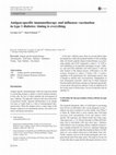 Research paper thumbnail of Antigen-specific immunotherapy and influenza vaccination in type 1 diabetes: timing is everything