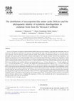 Research paper thumbnail of The distribution of mycosporine-like amino acids (MAAs) and the phylogenetic identity of symbiotic dinoflagellates in cnidarian hosts from the Mexican