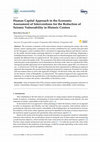 Research paper thumbnail of Human Capital Approach in the Economic Assessment of Interventions for the Reduction of Seismic Vulnerability in Historic Centres