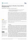 Research paper thumbnail of Assessment of Landscape Co-Benefits in Natura 2000 Site Management Plans