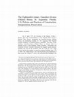 Research paper thumbnail of The Eighteenth-Century González-Alvarez (Oldest) House, St. Augustine, Florida: U.S. Policies and Practices of Construction, Interpretation, and Preservation