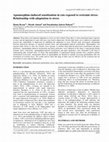 Research paper thumbnail of Apomorphine-induced sensitization in rats exposed to restraint stress: Relationship with adaptation to stress