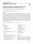 Research paper thumbnail of Experimental investigation on strength behavior of reconstituted Zhenjiang clay under different consolidation stress paths