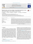 Research paper thumbnail of Regional Power and Local Ecologies: Accumulated Population Trends & Human Impacts in the Northern Fertile Crescent  