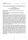 Research paper thumbnail of Generic Online Multimodal Feedback on Summative Assessments