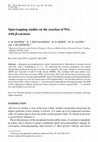 Research paper thumbnail of Spin-trapping studies on the reaction of NO2 with β-carotene