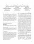 Research paper thumbnail of Wearer-centered design for animal biotelemetry