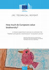 Research paper thumbnail of How much do Europeans value biodiversity?