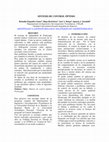 Research paper thumbnail of Síntesis de control óptimo