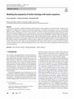 Research paper thumbnail of Modeling the popularity of twitter hashtags with master equations