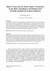 Research paper thumbnail of Quan s' és jove per fer bonic i quan s' és gran per no fer fàstic": tocadores y lavamanos en la vivienda catalana de la época moderna