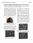 Research paper thumbnail of Petrologic and Radiogenic Isotopic Assessment of Olivine-Phyric, Diabasic and Microgabbroic Shergottites from Northwest Africa