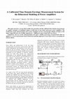 Research paper thumbnail of A Calibrated Time Domain Envelope Measurement System for the Behavioral Modeling of Power Amplifiers