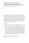 Research paper thumbnail of Peopling the Place, Placing the People: An Archaeology of Brothertown Discourse (Ethnohistory 2012)