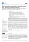 Research paper thumbnail of Non-Pharmacological Interventions for Wandering/Aberrant Motor Behaviour in Patients with Dementia