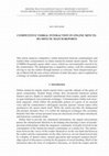 Research paper thumbnail of Competitive Verbal Interaction in Online Minute-by-Minute Match Reports