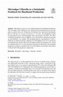 Research paper thumbnail of Microalgae Chlorella as a Sustainable Feedstock for Bioethanol Production