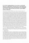 Research paper thumbnail of FC_ACCEL: Enabling Efficient, Low-Latency and Flexible Inference in DNN Fully Connected Layers, using Optimized Checkerboard Block matrix decomposition, fast scheduling, and a resource efficient 1D PE array with a custom HBM2 memory subsystem