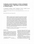 Research paper thumbnail of Combustion and fire retardance of poly(2,6-dimethyl-1,4-phenylene ether)-high-impact polystyrene blends. II. Chemical aspects