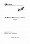 Research paper thumbnail of The Politics of Bilateral Donor Assistance