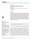 Research paper thumbnail of Chasing Ecological Interactions