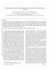 Research paper thumbnail of Grain boundary slip transfer classification and metric selection with artificial neural networks