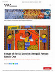 Research paper thumbnail of Songs of Social Justice: Bengali Patuas Speak Out