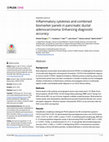 Research paper thumbnail of Inflammatory cytokines and combined biomarker panels in pancreatic ductal adenocarcinoma: Enhancing diagnostic accuracy