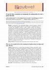 Research paper thumbnail of O uso de óleos essenciais no tratamento da malassezíase de cães e gatos: Revisão