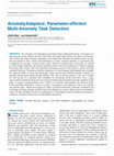 Research paper thumbnail of AnomalyAdapters: Parameter-efficient Multi-Anomaly Task Detection