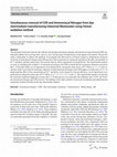 Research paper thumbnail of Simultaneous removal of COD and Ammoniacal Nitrogen from dye intermediate manufacturing Industrial Wastewater using Fenton oxidation method