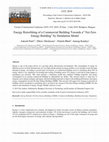 Research paper thumbnail of Energy Retrofitting of a Commercial Building Towards a” Net Zero Energy Building” by Simulation Model