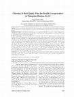 Research paper thumbnail of Chewing of betel quid: why do health careproviders in Thimphu, Bhutan, do it?