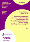 Research paper thumbnail of Improving risk-adjusted performance prole of intraday trading models with Neuro-Fuzzy techniques and moving average high-frequency price signals