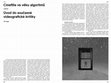 Research paper thumbnail of Cinefilie ve věku algoritmů: Úvod do současné videografické kritiky