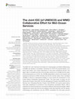 Research paper thumbnail of The Joint IOC (of UNESCO) and WMO Collaborative Effort for Met-Ocean Services