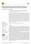 Research paper thumbnail of Western Individualism and the Psychological Wellbeing of Young People: A Systematic Review of Their Associations