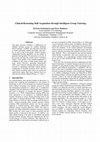 Research paper thumbnail of Clinical-reasoning skill acquisition through intelligent group tutoring