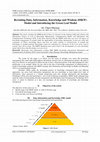 Research paper thumbnail of Revisiting Data , Information , Knowledge and Wisdom ( DIKW ) Model and Introducing the Green Leaf Model