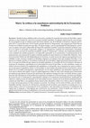 Research paper thumbnail of Marx: la crítica a la enseñanza universitaria de la Economía Política/ Marx: criticism of the university teaching of Political Economics