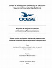 Research paper thumbnail of Robust control synthesis of mechanical systems under unilateral constraints with an application to a biped robot